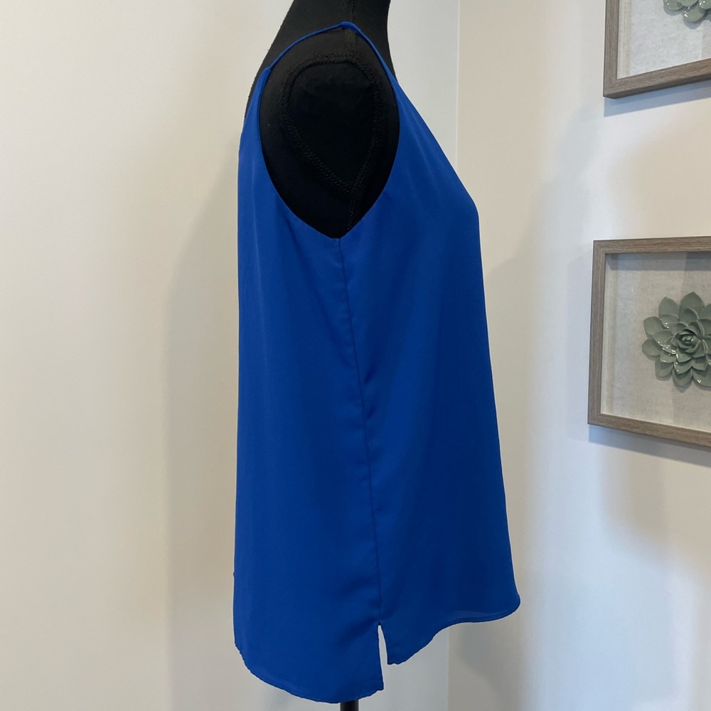 Reitmans Cobalt Blue Camisole with V-Neck EUC - Picture 3 of 9